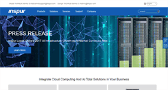 Desktop Screenshot of en.inspur.com